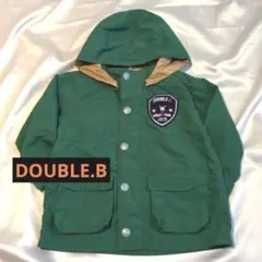 （美品）ミキハウス　ダブルビー　 ナイロンジャケット90