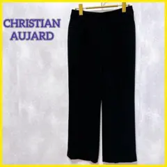 【CHRISTIAN AUJARD】 (F) スラックス ストレート 黒