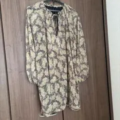 ZARA ペイズリー柄 長袖チュニック