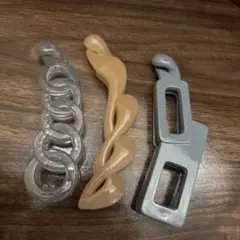 ヘア　バナナクリップ3個セット