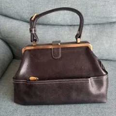 銀座かねまつ PELLE BORSA ハンドバッグ ブラックのサムネイル