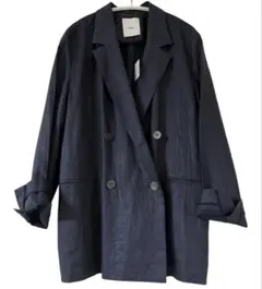 ebure リネン ダブルブレストジャケット 24SS 58,300のサムネイル