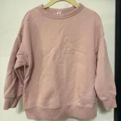 GU トレーナー ピンク 110cm 裏毛