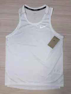 NIKE ナイキ　ランニングウェア　タンクトップ　マイラー　速乾　白　M 新品