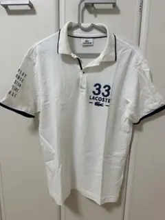 LACOSTE 33 ポロシャツ サイズ3 ホワイト