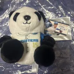 北海道日本ハムファイターズ 動物くじ パンダ ぬいぐるみ 田宮裕涼 4等