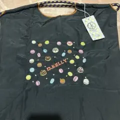 D.KELLY 刺繍トートバッグ マカロン ドーナツ柄❤️