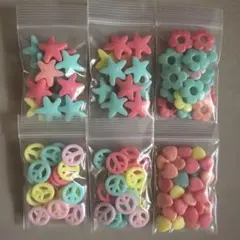 カラフル プラスチック ビーズセット