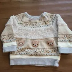 Piccolo キムラタン トレーナー くーたん クマ 　80cm