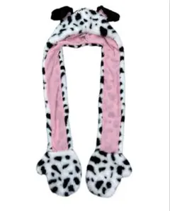 101匹わんちゃん　ファーマフラー　ディズニー　ファンキャップ