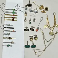 ネクタイアクセサリー ネクタイピン カフス 昭和ヴィンテージused まとめ