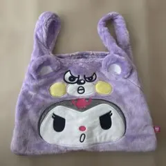 紫色のキャラクター　バッグ　くろみ