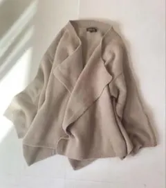 Drawer ドゥロワー 7Gニットラップ　カーディガン アウター カシミヤ