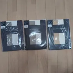 未使用品 BURBERRY ストッキング 3枚セット Lサイズ