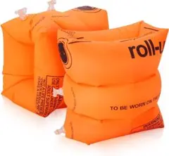 アームリング 浮き輪 アームヘルパー 2個セット　オレンジ