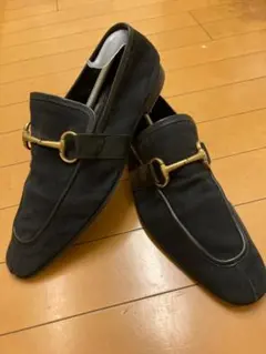 ★GUCCI グッチ　ホースビットローファー★黒　　 ゴールドビット　41E