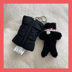【新品未使用】ミニポーチ　小物入れ　ブラック　韓国　かわいい　プチギフト