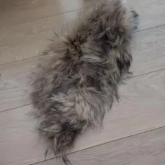 ファー ロングマフラー ベージュ系のサムネイル