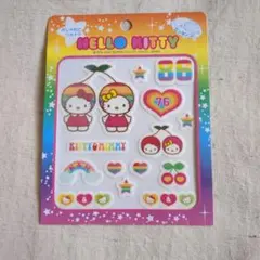 キティちゃんのアイロン転写シート　★未使用　パッケージに折れあと汚れあり