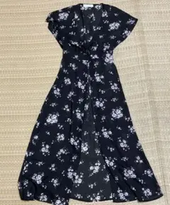 CECIL McBEE フラワープリント ロング　羽織り