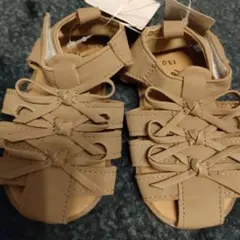 ベビーサンダル ベージュ 13.0cm