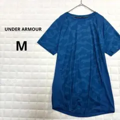 アンダーアーマー Tシャツ Mサイズ ブルー 青 スポーツ ウェア トレーニング