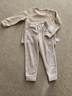 ミッフィー　パジャマセット　110 フリース生地　ユニクロ