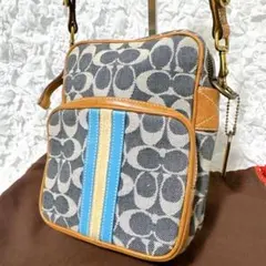 コーチ　ワンショルダーバッグ　シグネチャー　デニム　ヴィンテージ　Y2K