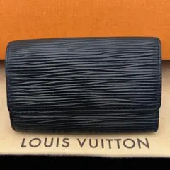 極美品 ルイヴィトン キーケース エピ ミュルティクレ 6連 ノワール