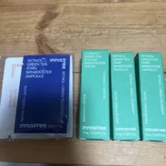 innisfree レチノール グリーンティー PDRN アンプルセット