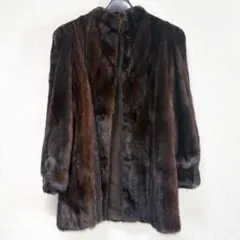 SAGA MINK サガミンク 毛皮コート 11号 現状品 リメイク素材