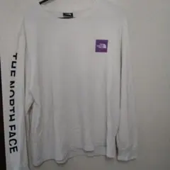 THE NORTH FACE ロングスリーブカットソー ホワイト