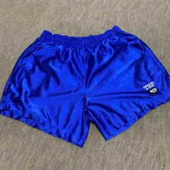 TSP 卓球用ショートパンツ 青　ブルー　L