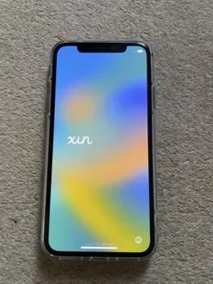 美品 SIMフリー iPhoneX 256GB グレー バッテリー容量100%