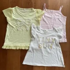 Tシャツ キャミソール 3点セット 120cm 女の子のサムネイル