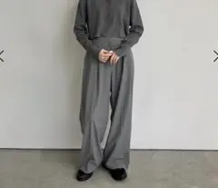 anuke アンヌーク Panel Wide Pants ワイドパンツ