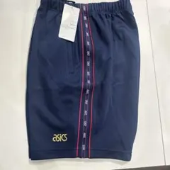 新品 asics ハーフパンツ ネイビー