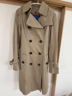 バーバリーブルーレーベル　ライナー付 トレンチコート チェック　36