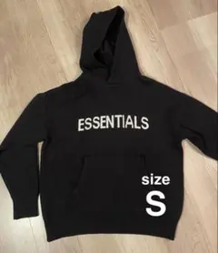 ニットパーカーフーディ黒エッセンシャルFOG ESSENTIALS