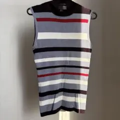 LOUNIE ノースリーブ ニット ボーダー ハイネックのサムネイル