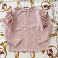 ペアマノン　ワッフルロンT カットソー　Tシャツ　トップス　長袖　キッズ　130