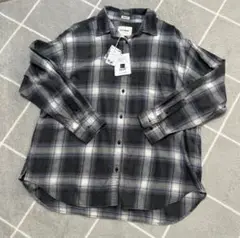 【新品】niko and...40ビエラレビアチェックシャツ　bigサイズ