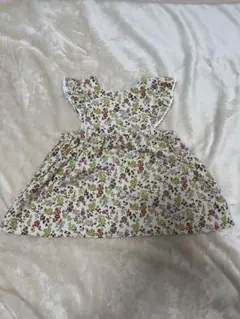 【bebe】美品/80-90サイズ/花柄ワンピース