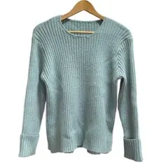 KOBE LETTUCE 袖折り返しゆるリブニット