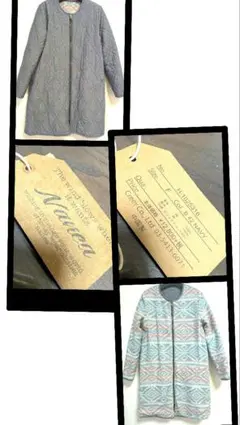 本日限定1100円引き‼️大人気商品　リバーシブル　ロングコート　ノーカラー