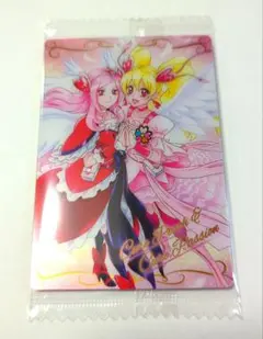 プリキュア　ウエハース　9　キュアピーチ　キュアパッション　カード