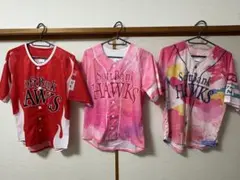 【福岡ソフトバンクホークス ユニフォーム 3着セット レディース Sサイズ】