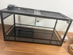 爬虫類用飼育ケージ ガラス製 サーモスタット付きのサムネイル