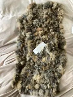 ☆セール❗️【美品】【新品】☆暖かいリアルファー高見え♪ラビットファーストール