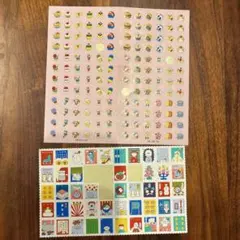 冬・クリスマス　シール　切手シール　平成レトロ　当時物　レトロシール